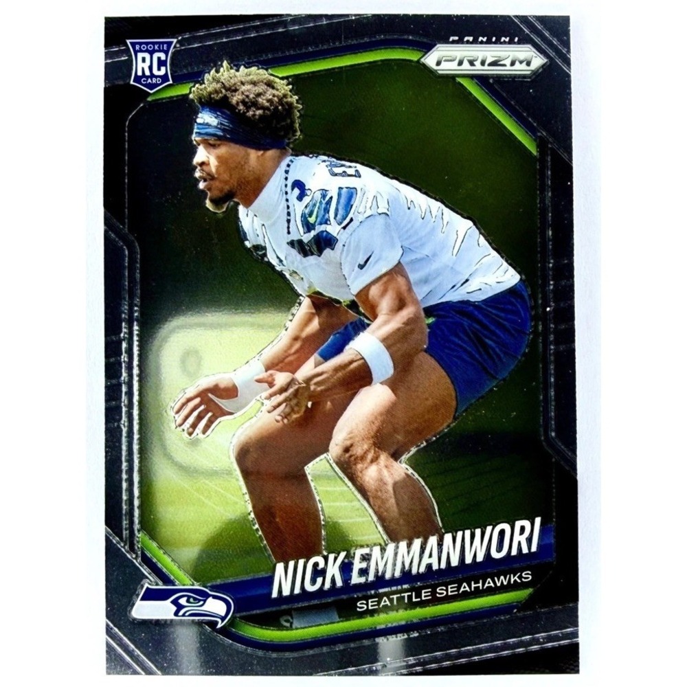 2025 Panini Prizm NICK EMMANWORI #320 RC Rookie Base - Seattle Seahawks